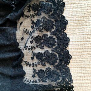 Nordstrom Lace Slip Black